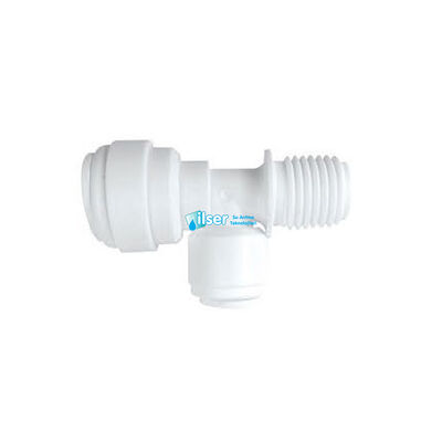 7564 Tee, 3/8” - 3/8” Tube O.D. 1/4”, Quick - 2