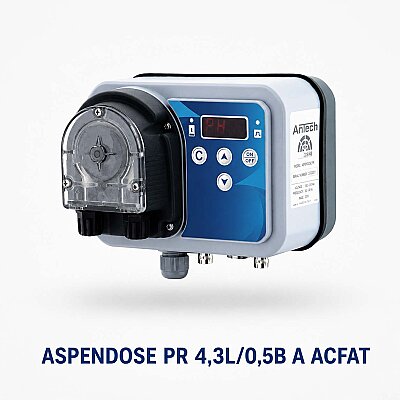 Antech ASPENDOSE PR 4,3L/0,5B A ACFAT Dijital, Seviye Kontrollü, Volümetrik Peristaltik Dozaj Pompası - 1
