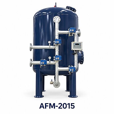 Aqualine Epoksi Boyalı AFM 2015 ST-37 Tanklı Yüzey Borulamalı AS-FE-MİN Filtre Sistemi - Aqualine 