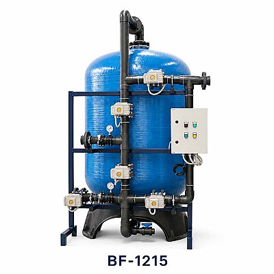 Aqualine Epoksi Boyalı BF-1215 ST-37 Tanklı Yüzey Borulamalı BİRM Filtre Sistemi - Aqualine 