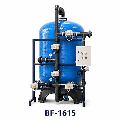 Aqualine Epoksi Boyalı BF-1615 ST-37 Tanklı Yüzey Borulamalı BİRM Filtre Sistemi - Aqualine 