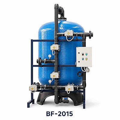 Aqualine Epoksi Boyalı BF-2015 ST-37 Tanklı Yüzey Borulamalı BİRM Filtre Sistemi - Aqualine 