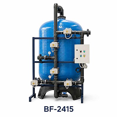 Aqualine Epoksi Boyalı BF-2415 ST-37 Tanklı Yüzey Borulamalı BİRM Filtre Sistemi - Aqualine 