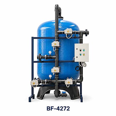 Aqualine FRP Tanklı BF-4272 Yüzey Borulamalı BİRM Filtre Sistemi - Aqualine 