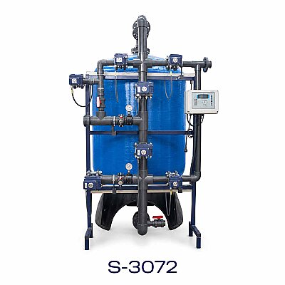 Aqualine FRP Tanklı S-3072 Yüzey Borulamalı Single Yumuşatma Sistemi - Aqualine 