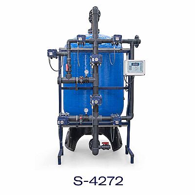 Aqualine FRP Tanklı S-4272 Yüzey Borulamalı Single Yumuşatma Sistemi - 1