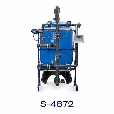 Aqualine FRP Tanklı S-4872 Yüzey Borulamalı Single Yumuşatma Sistemi - 1
