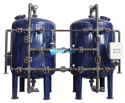 Aqualine FRP Tanklı ST-3672 Yüzey Borulamalı Tandem Yumuşatma Sistemi - 2