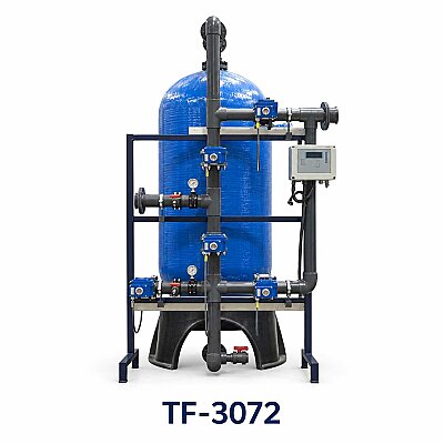 Aqualine FRP Tanklı Yüzey Borulamalı TF-3072 Turbidex Filtre Sistemi - Aqualine 