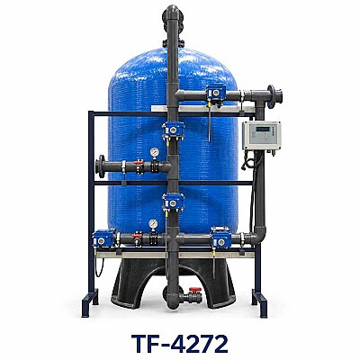 Aqualine FRP Tanklı Yüzey Borulamalı TF-4272 Turbidex Filtre Sistemi - Aqualine 