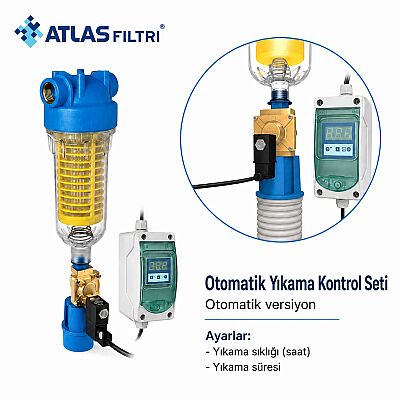 Atlas Otomatik Yıkama Kontrol Seti Filtre - 1