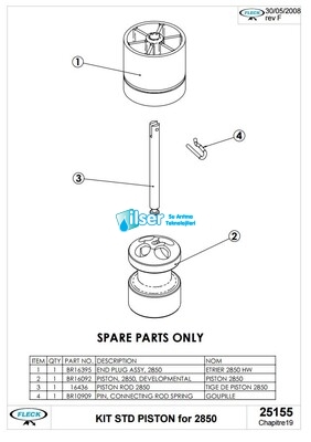 Fleck FL25155 2850 Piston YBP - 4