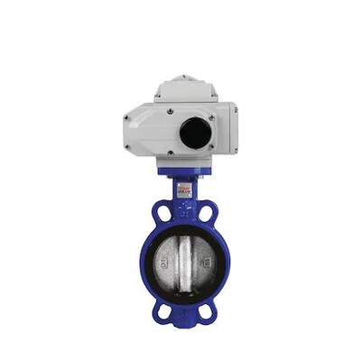 HFT 220 V Elektrik Aktüatörlü Wafer Tip Kelebek Vana DN 200 - 2