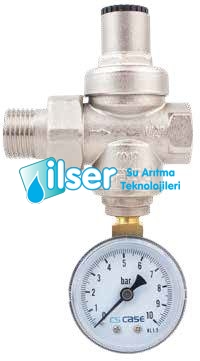 Minyon Serisi 3615 Manometreli Rakorlu 1/2'' DN15 - 1