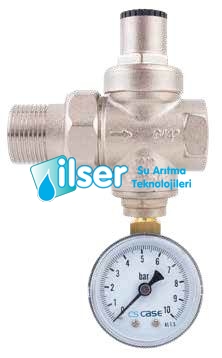 Minyon Serisi 3620 Manometreli Rakorlu 3/4'' DN20 - 1