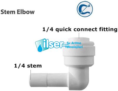 Quick Çubuk Dirsek 4/6 Steam Elbow 1/4 - 2