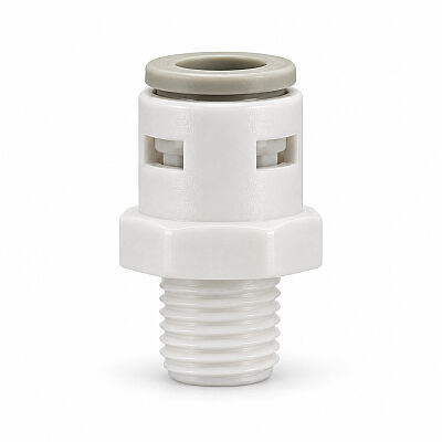 Quick Male Connector, 3/8”T - 1/4”P, 1064 - 1