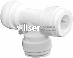 Tee, 3/8” - 3/8” Tube O.D. 3/8”, Quick - 2