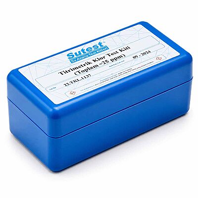 Sutest Titrimetrik Klor Test Kiti (1Damla=25ppm) - 2